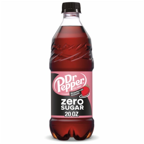 Dr Pepper Strawberries & Cream Zero Sugar Soda - Zero Sugar Sip