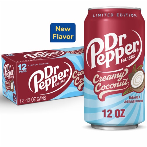 Dr Pepper Creamy Coconut Soda - Island Flavor