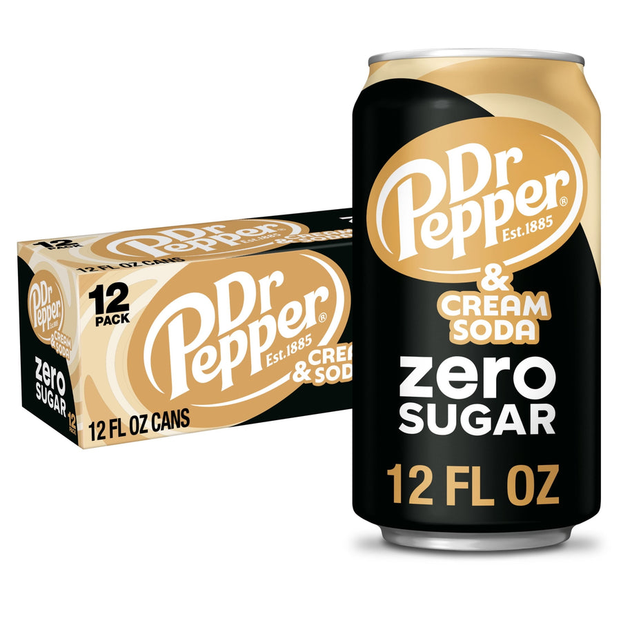 Dr Pepper & Cream Soda Zero Sugar - Light Ready